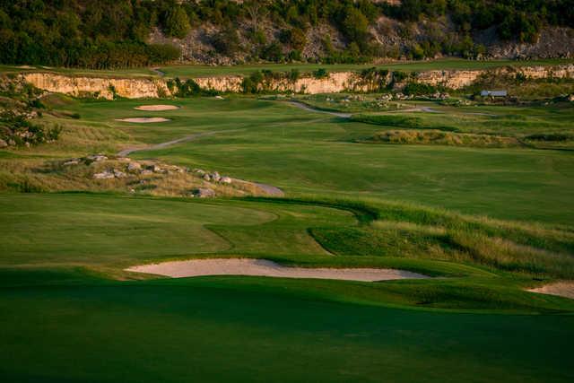 View from a tee box at The Quarry Golf Course.