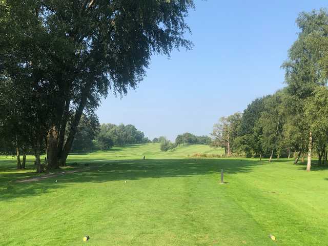 A view from a tee at Alderley Edge Golf Club.