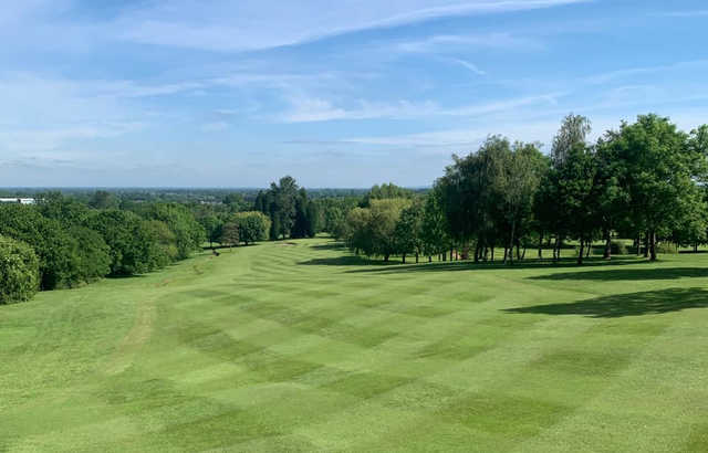A view from a fairway at Alsager Golf & Country Club.