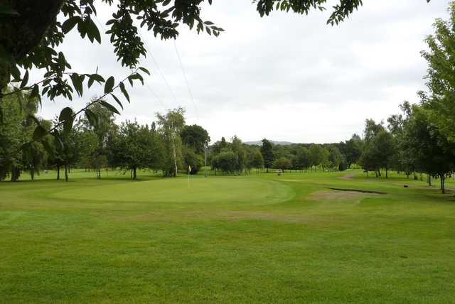 A view of a hole at Alsager Golf & Country Club.
