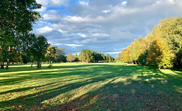 A fall day view from Leigh Golf Club.