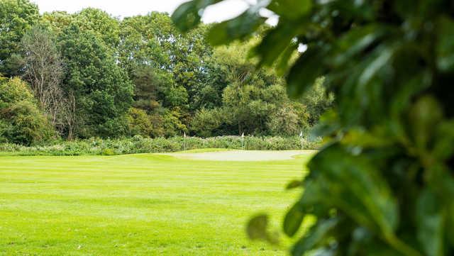 A view of a green at Poulton Park Golf Club.