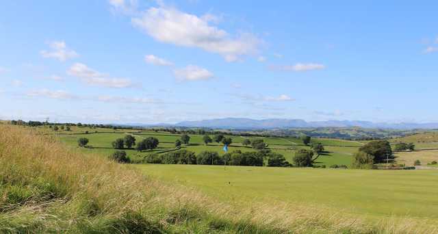 A view of a hole at Kendal Golf Club.