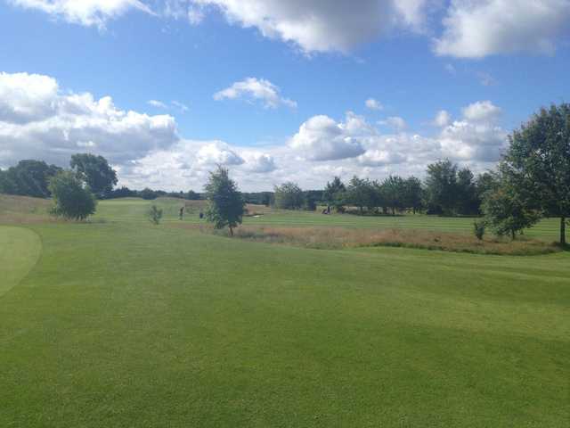 A sunny day view from Ashbourne Golf Club.