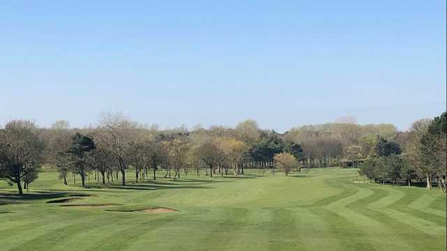 A view of the 1st fairway at Bridlington Golf Club.