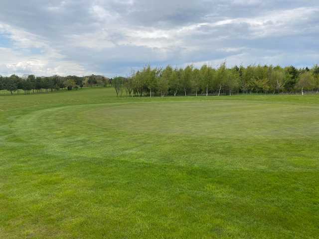 A view of a green at Far Grange Park & Golf Club.