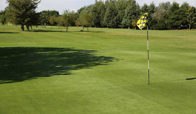 A view of a green at Withernsea Golf Club.