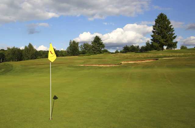 A view of a hole at Sweetwoods Park Golf Club.