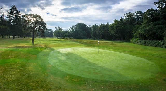 A view of a green at Braintree Golf Club.