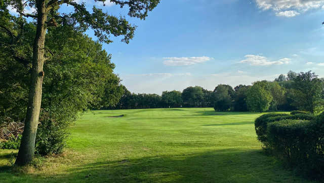 A view of green #11 at Forrester Park Golf & Country Club.