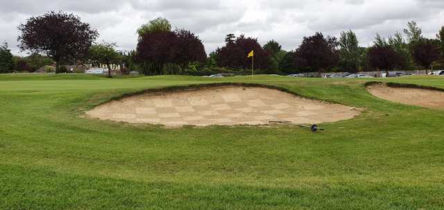 A view of a hole at Warley Park Golf Club.