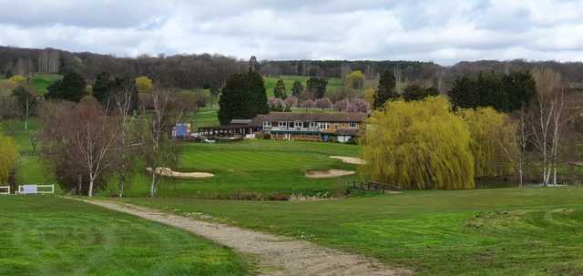 A view of the clubhouse at Warley Park Golf Club.