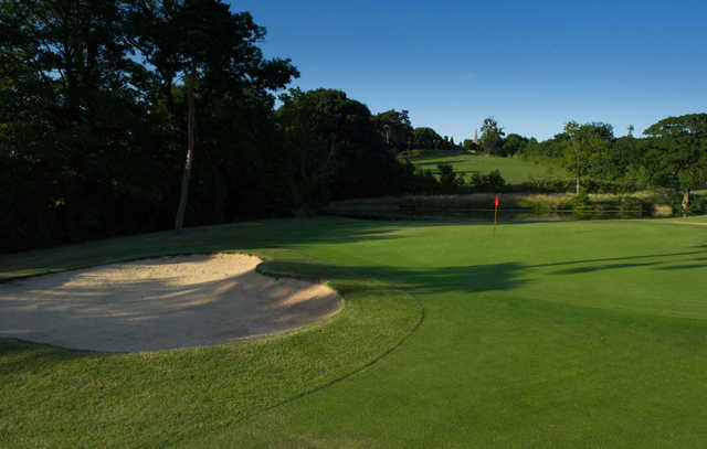 A view of a green at Bristol Golf Club.