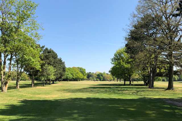 A view from a fairway at Coombe Wood Golf Club.