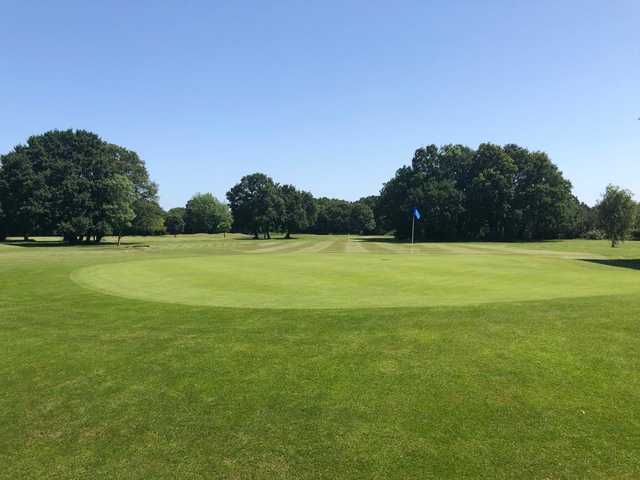 A view of a hole at David Lloyd Hampton Golf Course.