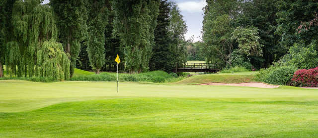 A view of a hole at Ealing Golf Club.