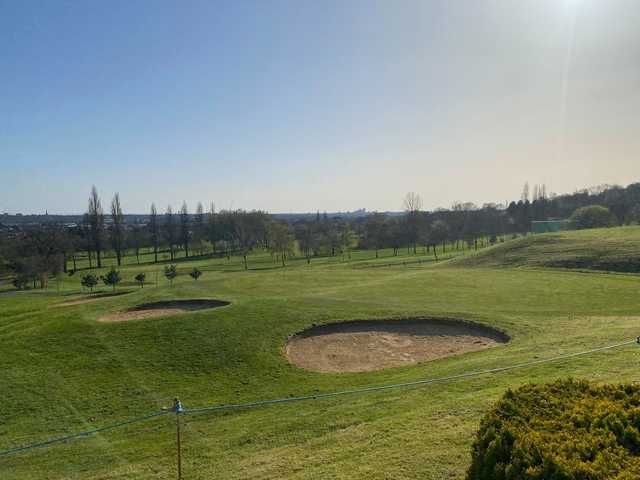A view of the 18th green at Sudbury Golf Club.