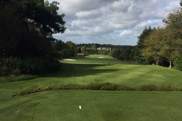 A view from tee #12 at Woodcote Park Golf Club.