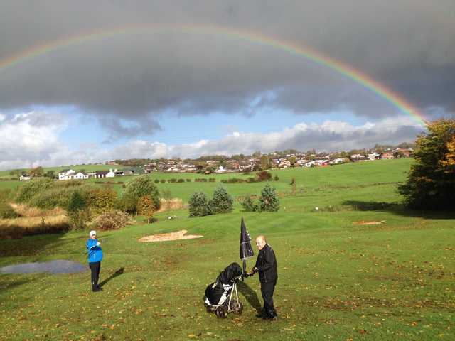 A view of the rainbow protecting Crompton & Royton Golf Club.