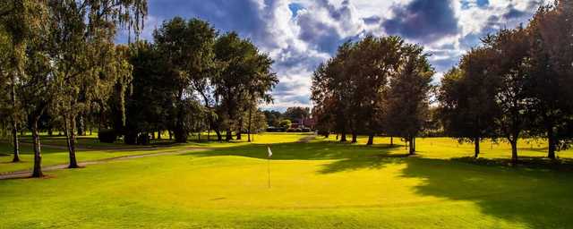 A view of a hole at Didsbury Golf Club.
