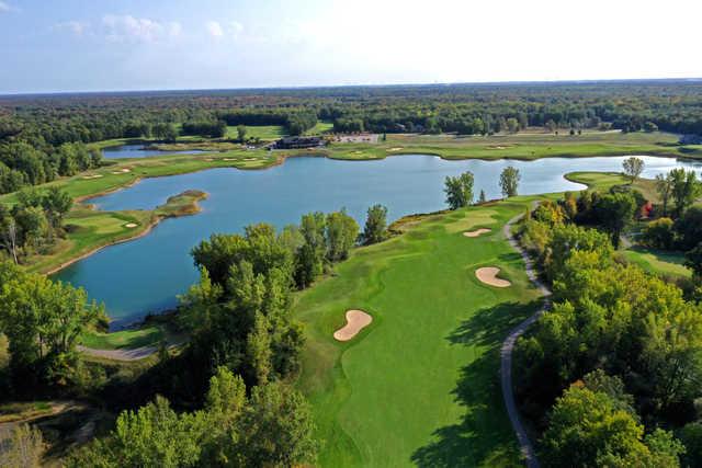 Aerial view from Bucks Run Golf Club.