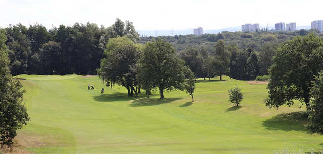 A view of a hole at North Manchester Golf Club.