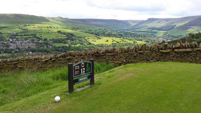 A view from tee #12 at Saddleworth Golf Club.