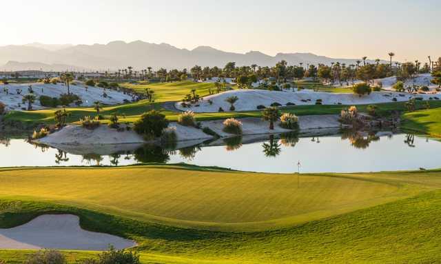 View of the 5th green at Bali Hai Golf Club.