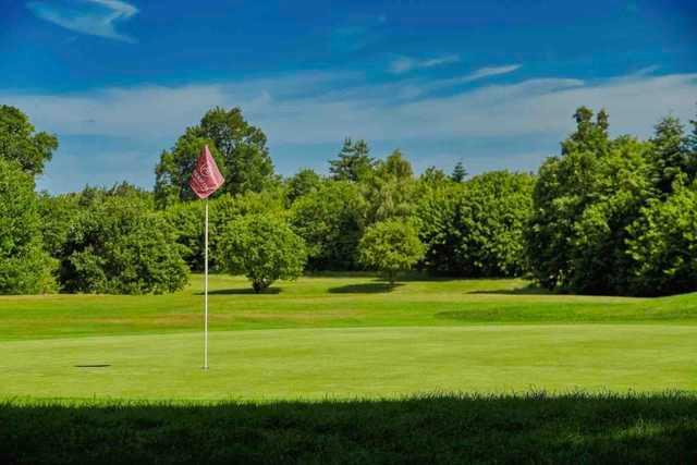 A view of a hole at Village Course from Aldenham Golf Club.