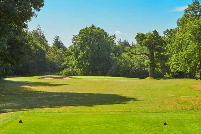 A view from a tee at Village Course from Aldenham Golf Club.