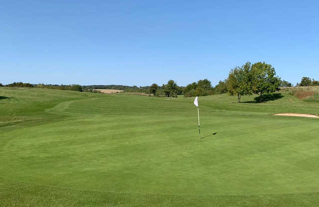 A view of a hole at Great Hadham Golf Club.
