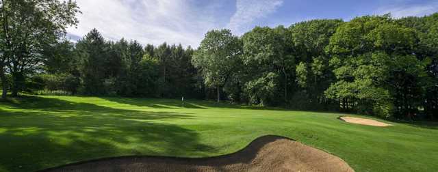 A view of a green at Redbourn Golf Club.