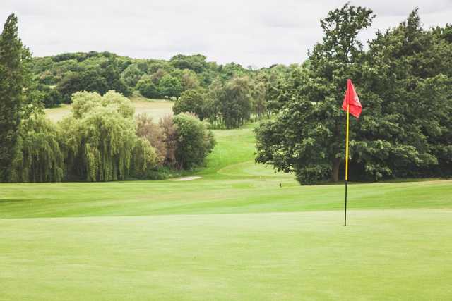 A view of a hole at Bearsted Golf Club.