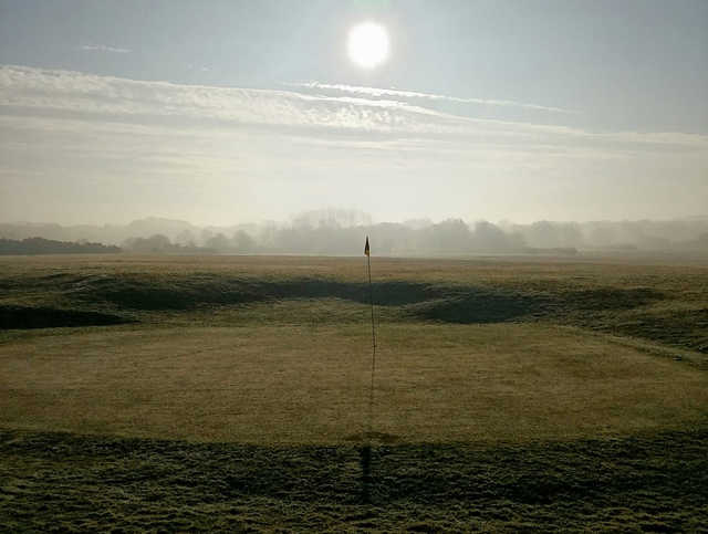 View of a green at Beccles Golf Club.