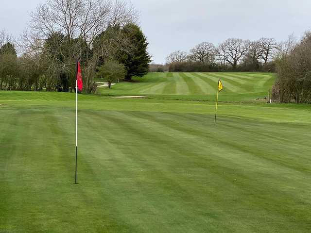 View from a green at Pottergate Golf Club.