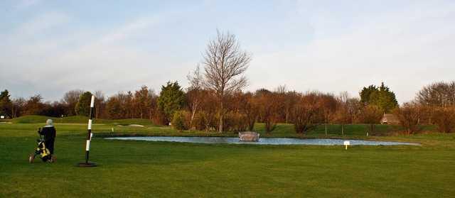 A view of a hole at Manston Golf Club.