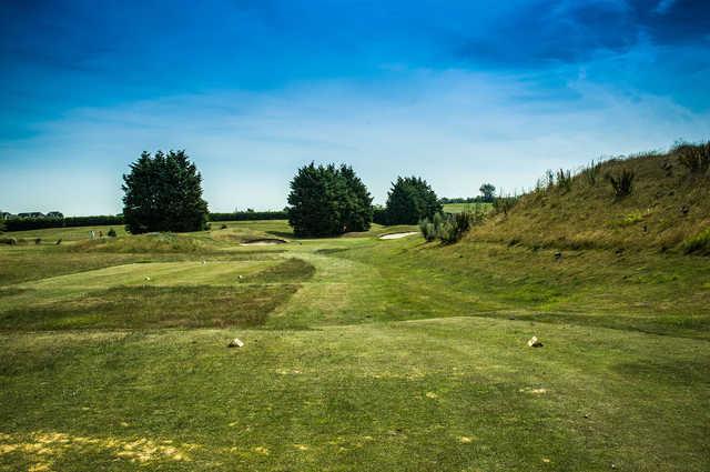 A view from a tee at Manston Golf Club.