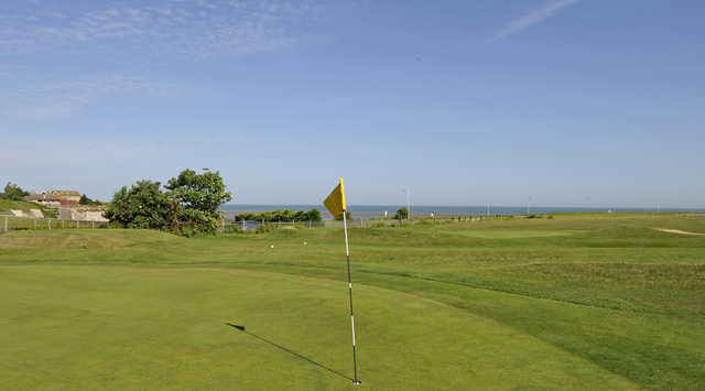 A view of a hole at Westgate & Birchington Golf Club.