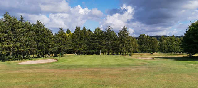 A view of the 16th hole at Accrington & District Golf Club.