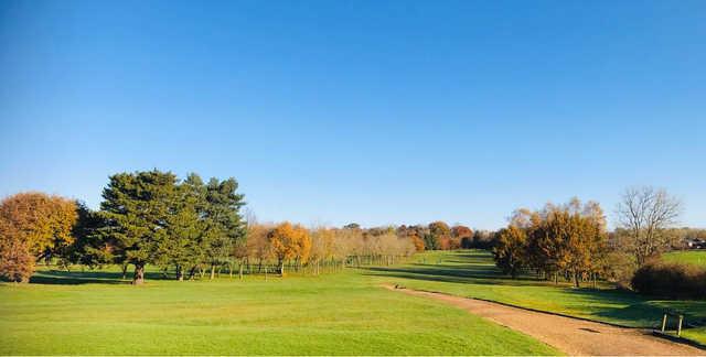 A sunny day view from Ashton & Lea Golf Club.