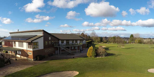 A view of the clubhouse at Leyland Golf Club.