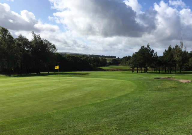 A view of a hole at Rossendale Golf Club.