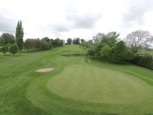 A view of a hole at Market Harborough Golf Club.