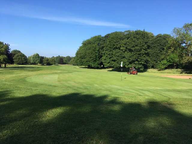 A view of a hole at Blankney Golf Club.