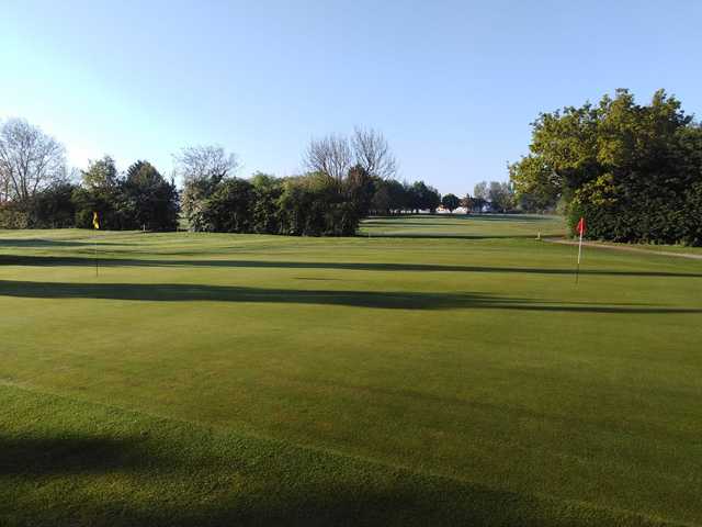 A sunny day view from Pottergate Golf Club.