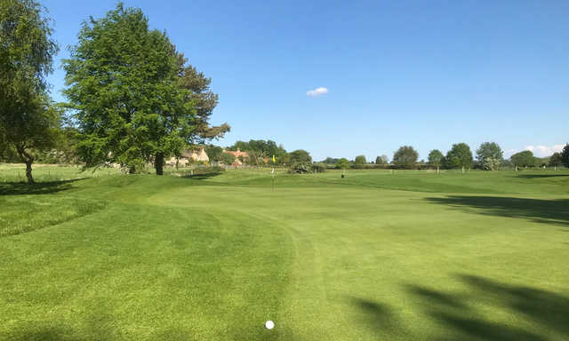 A view of hole #18 at Sudbrook Moor Golf Club.