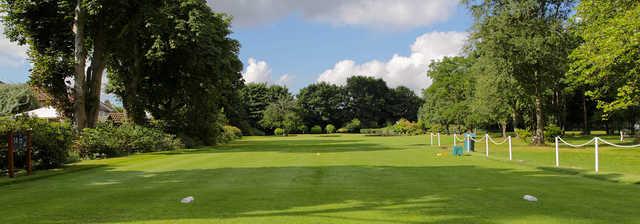 A view from tee #14 at West Derby Golf Club,