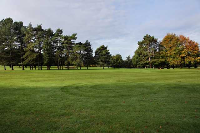 A view of a fairway at The Norwich Golf Club.