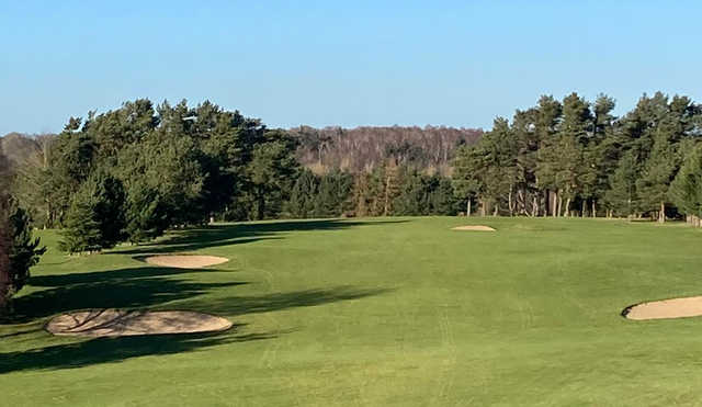 A view of a fairway at Wensum Valley Hotel, Golf & Country Club.