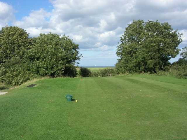 A view from a tee at Filey Golf Club.